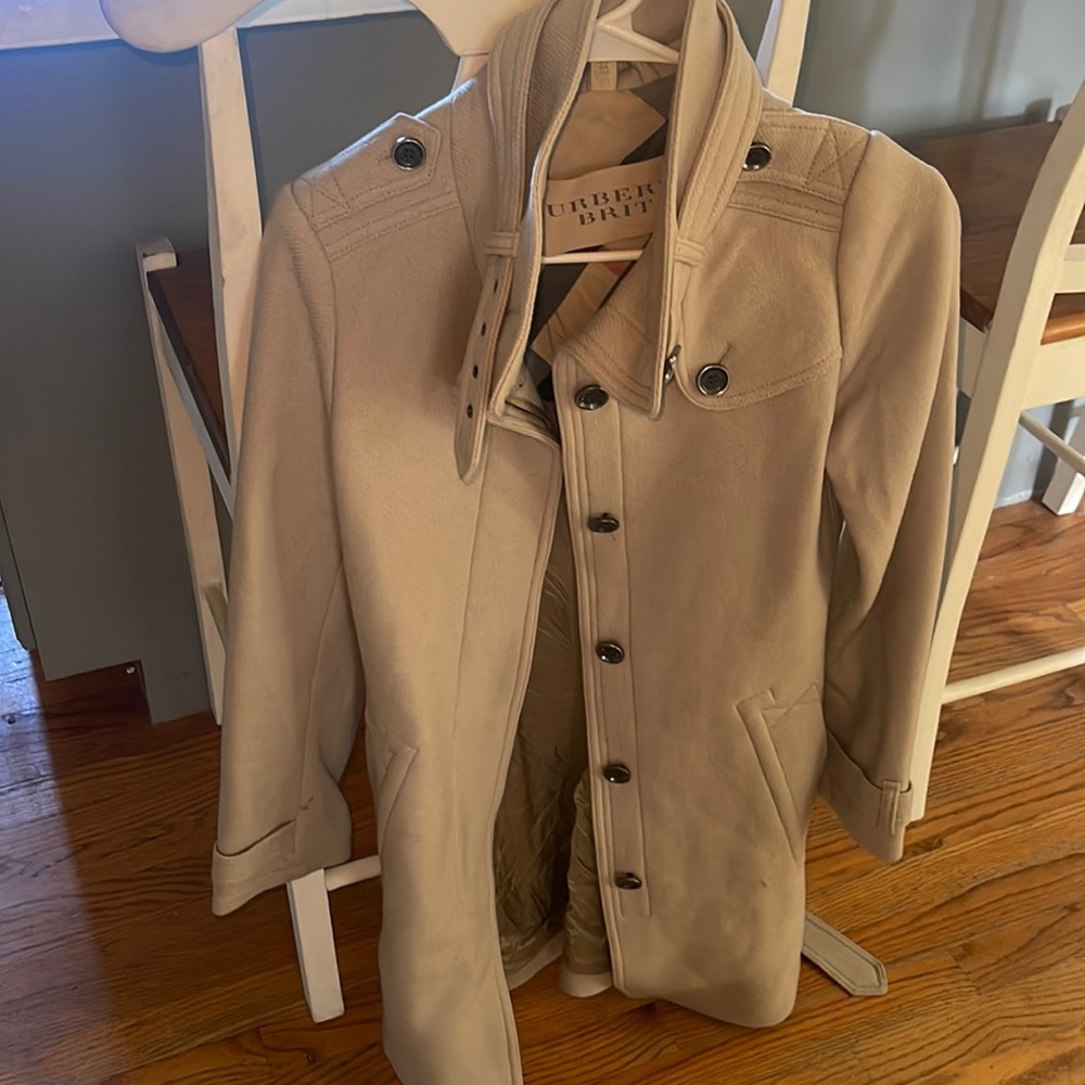 Authentic Burberry wool trench coat
